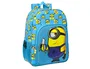 Safta Mochila Minions Minionstatic Adaptable a Carro Azul