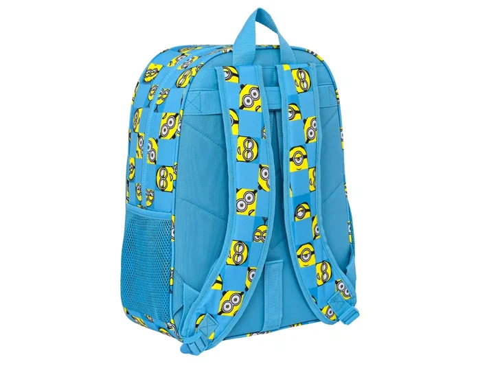 Safta Mochila Minions Minionstatic Adaptable a Carro Azul Safta Mochila Minions Minionstatic Adaptable a Carro Azul