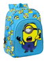 Mochila Escolar Minions Minionstatic Azul 26 x 34 x 11 cm