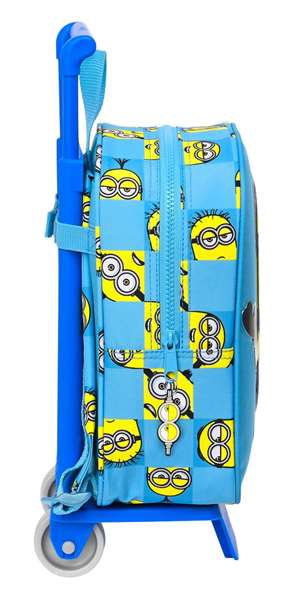 Safta Set de Mochila 232 y Coche 805 Minions Minionstatic Azul, Modelos Surtidos