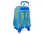 Safta Mochila Escolar con Carro Minions 420x330x140 mm, Cartera con Ruedas Minionstatic