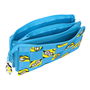 Portatodo Triple Minions Minionstatic Azul (22 x 12 x 3 cm)