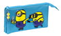 Portatodo Triple Minions Minionstatic Azul (22 x 12 x 3 cm)
