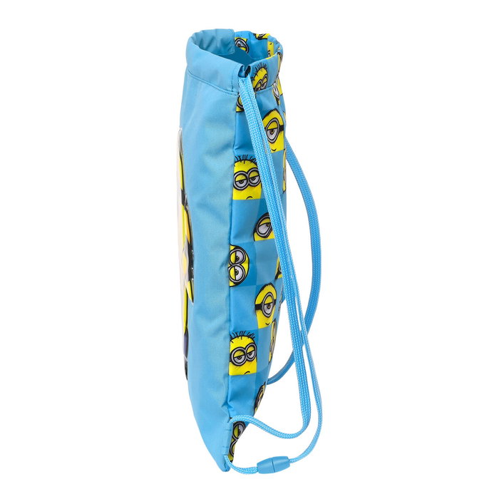 Safta Saco Plano Junior Minions Minionstatic Azul