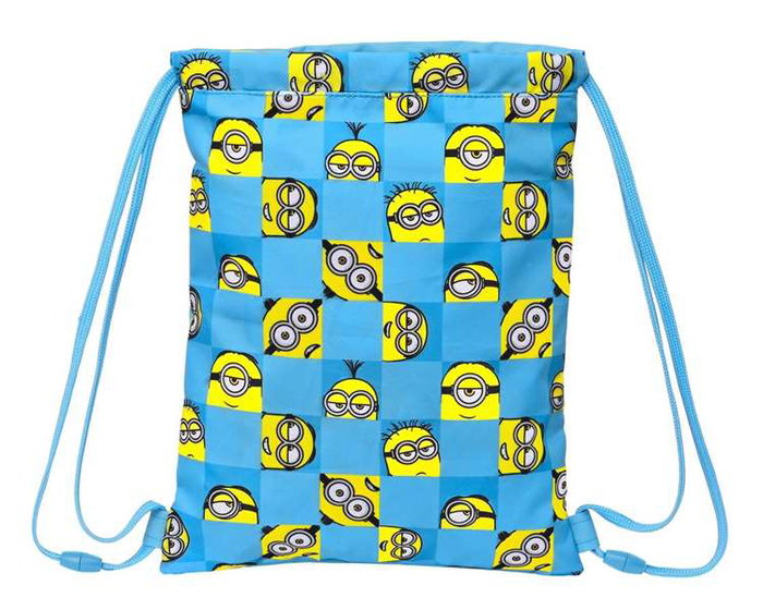 Safta Saco Plano Junior Minions Minionstatic Azul