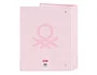 Safta Carpeta Benetton Vichy 4 Anillas Lomo Ancho Rosa Claro