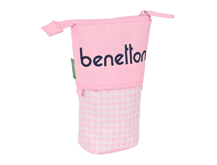 Safta Portatodo Benetton Vichy Rosa Claro