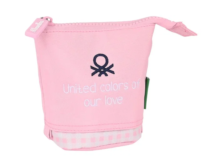 Safta Portatodo Benetton Vichy Rosa Claro