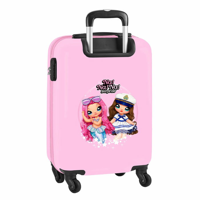 Safta Trolley Cabina Nanana Sparkles Rosa Claro