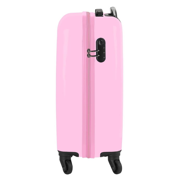 Safta Trolley Cabina Nanana Sparkles Rosa Claro