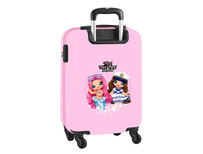 Safta Trolley Cabina Nanana Sparkles Rosa Claro