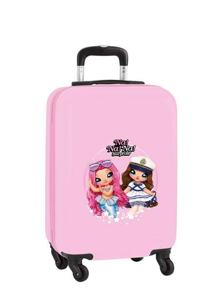 Safta Trolley Cabina 20" "Sparkles" Rosa Claro 34.5x55x20cm