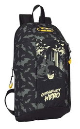 Safta Mini Mochila Bolsillo Vertical Batman Hero Negra