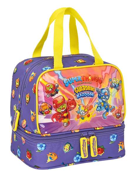 SAFTA Portameriendas Superthings Guardians of Kazoom Morada y Amarilla SAFTA Portameriendas Superthings Guardians of Kazoom Morada y Amarilla