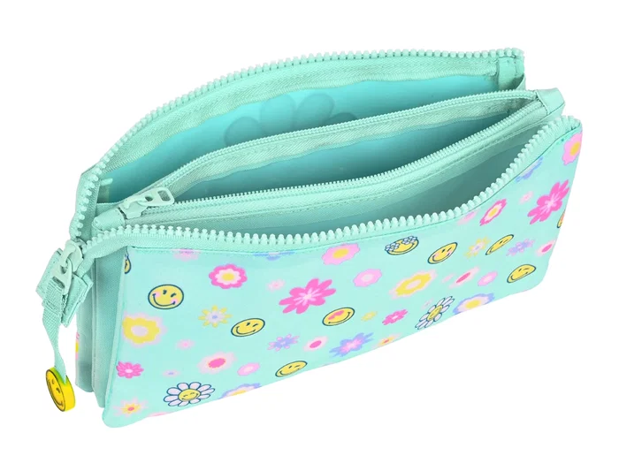 Bolso Escolar Safta Portatodo Smiley World Summer Fun-' Triple 220x30X120 mm