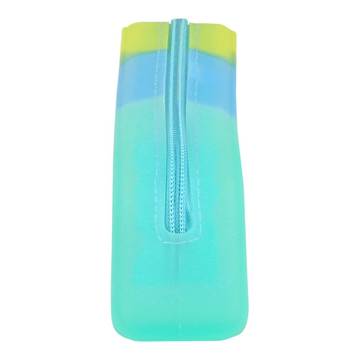 Safta Portatodo Cuadrado Silicona Tricolor Amarillo, Azul y Verde