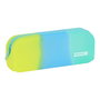 Safta Portatodo Cuadrado Silicona Tricolor Amarillo, Azul y Verde