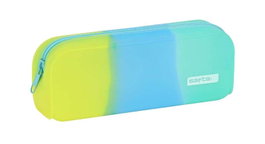Safta Portatodo Cuadrado Silicona Tricolor Amarillo, Azul y Verde