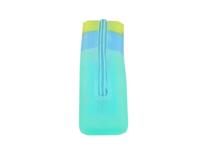 Safta Portatodo Cuadrado Silicona Tricolor Amarillo, Azul y Verde