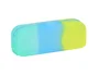 Safta Portatodo Cuadrado Silicona Tricolor Amarillo, Azul y Verde