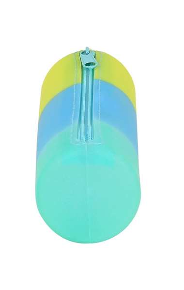 Safta Portatodo Redondo Silicona Tricolor (Amarillo, Azul, Verde) 20x5x5cm