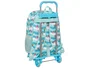 Safta Set Escolar con Mochila y Carro Bob Esponja Stay Positive Azul y Blanca