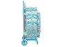 Safta Set Escolar con Mochila y Carro Bob Esponja Stay Positive Azul y Blanca