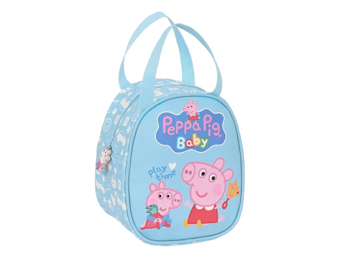 Safta Neceser Térmico Peppa Pig Baby Azul Claro 19x22x14cm
