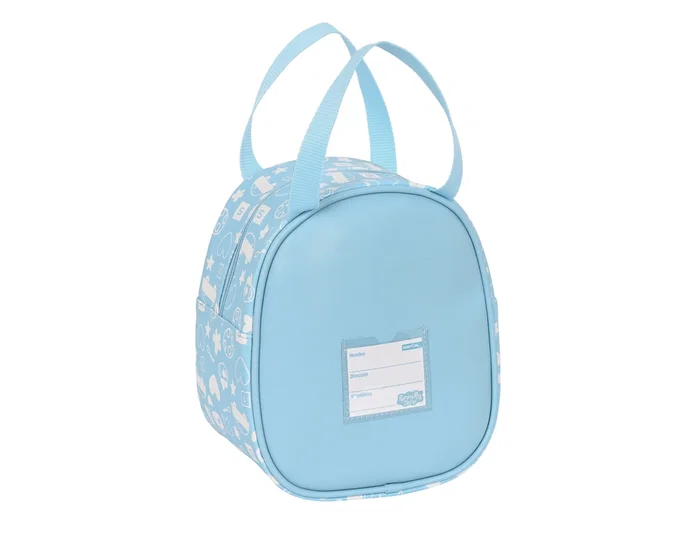 Safta Neceser Térmico Peppa Pig Baby Azul Claro 19x22x14cm