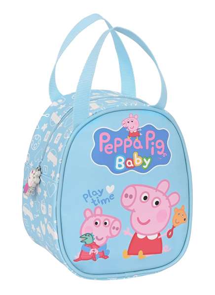 Safta Neceser Térmico Peppa Pig Baby Azul Claro 19x22x14cm