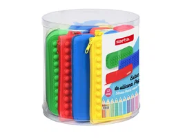 Estuche Escolar Safta Pop It Multicolor Set (12 Piezas)