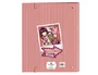 Safta Carpeta 4 Anillas A4 Gorjuss™ Fairground Carousel con Recambio de 100 Hojas, Salmón