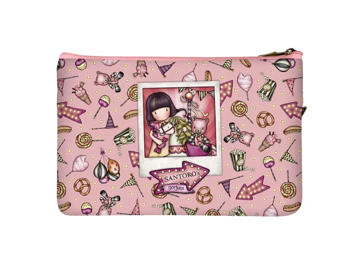 Safta Portatodo Plano con Bolsillo Gorjuss™ Fairground Carousel Safta Portatodo Plano con Bolsillo Gorjuss™ Fairground Carousel