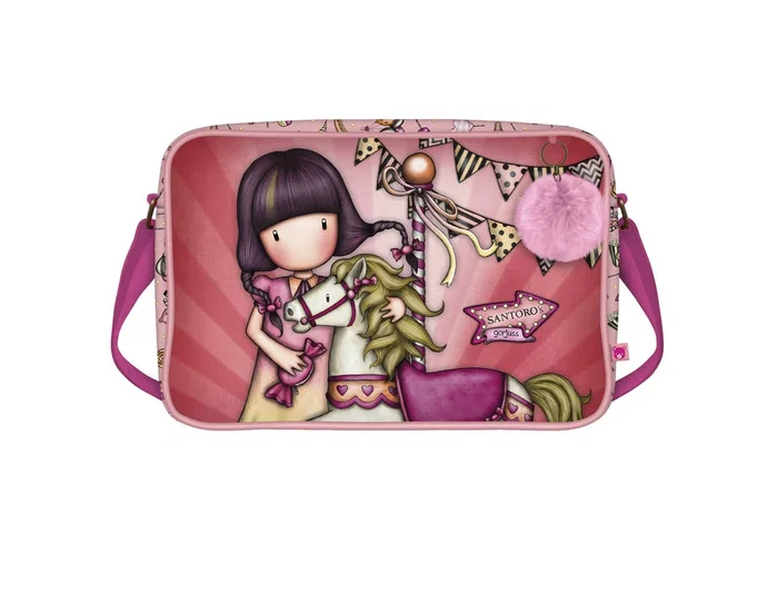 Safta Bolsito Viaje Gorjuss™ Fairground Carousel 35x26,5x10,5cm