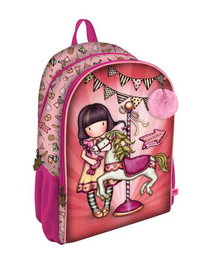 Mochila Escolar Gorjuss Carousel Salmón 31.5 x 40 x 22.5 cm