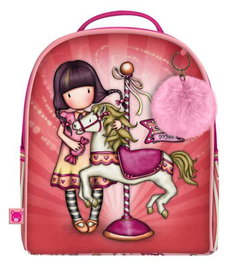 Mochila Escolar Gorjuss Carousel Salmón 20 x 22 x 10 cm