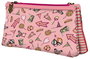 Portatodo Doble Gorjuss Carousel Salmón (21.5 x 11,5 x 5 cm)
