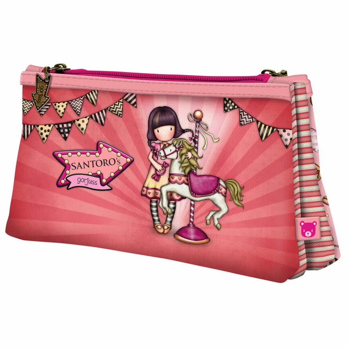 Safta Portatodo Doble Gorjuss™ Fairground Carousel