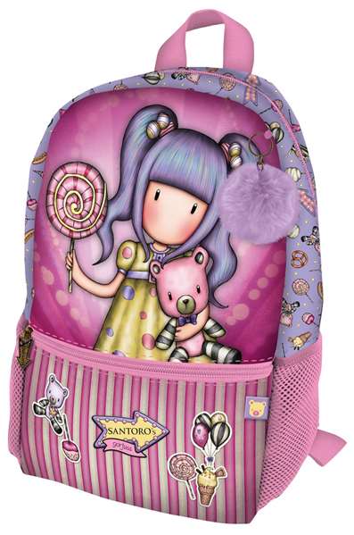 Mochila Escolar Gorjuss First prize Lila 26 x 34 x 11.4 cm