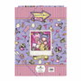 Safta Carpeta Gorjuss Fairground First Prize con 3 Solapas y Gomas, Lila