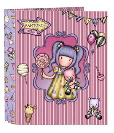 Carpeta de anillas Gorjuss First prize Lila A4 27 x 33 x 6 cm