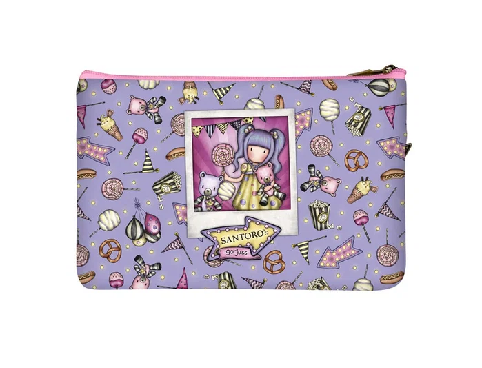 Safta Portatodo Plano con Bolsillo Gorjuss™ Fairground 