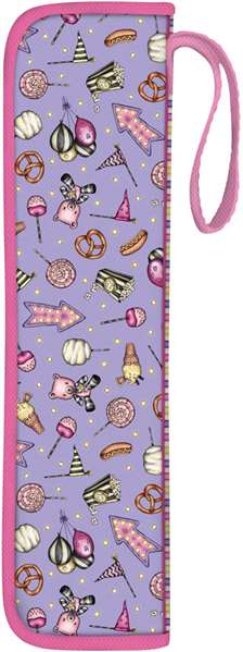 Portaflautas Gorjuss First prize Lila 10 x 36 x 2.5 cm