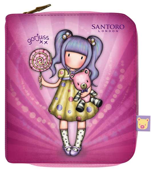 Cartera Gorjuss First prize Lila 10 x 12 x 3 cm