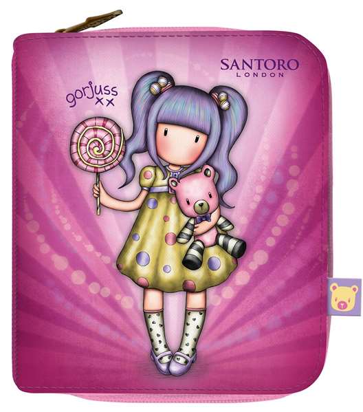 Cartera Gorjuss First prize Lila 10 x 12 x 3 cm