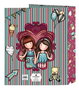 Carpeta de anillas Gorjuss Fireworks Granate A4 27 x 33 x 6 cm