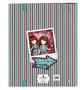 Carpeta de anillas Gorjuss Fireworks Granate (27 x 32 x 3.5 cm)