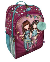 Mochila Escolar Gorjuss Fireworks Granate 34.5 x 43.5 x 22 cm