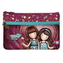 Estuche Escolar Gorjuss Fireworks Granate (23.4 x 15.5 x 1.5 cm)