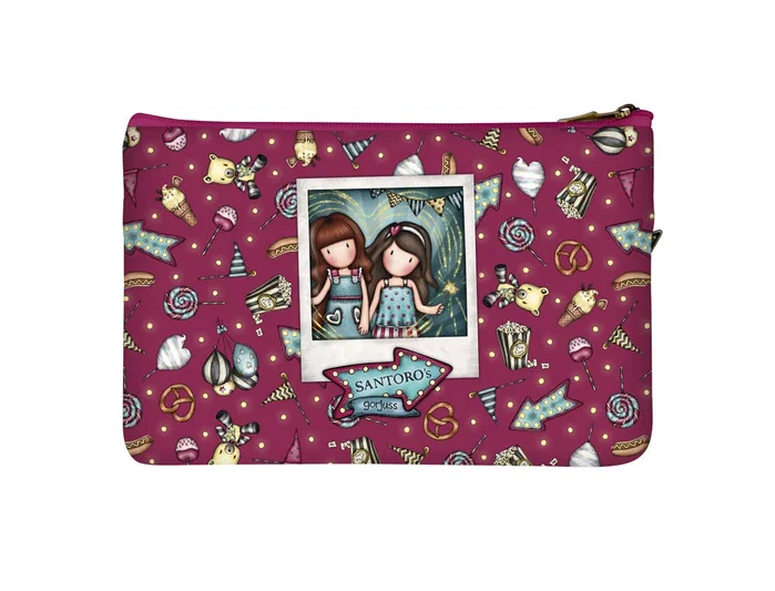 Safta Portatodo Plano Con Bolsillo Gorjuss™ Fairground Fireworks